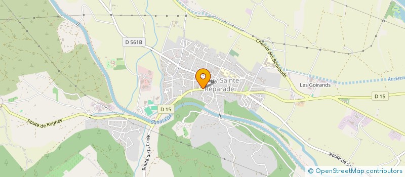 localisation de l'entreprise SCI MORGANS  LE PUY-SAINTE-REPARADE