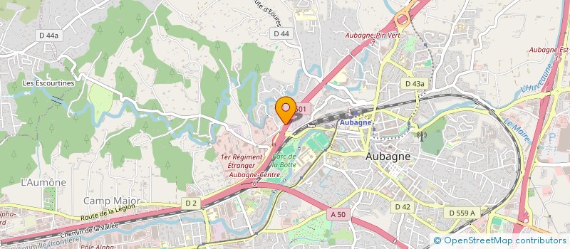 localisation de l'entreprise SCI MORGIOU 2000 à AUBAGNE