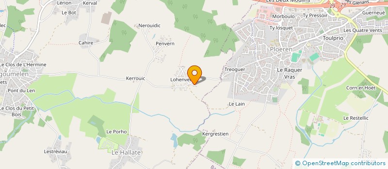 localisation de l'entreprise SCI MORICE  PLOUGOUMELEN