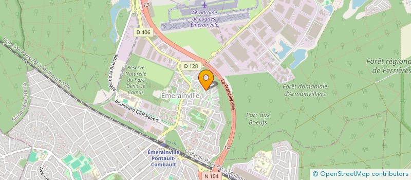 localisation de l'entreprise SCI MORIELLI  EMERAINVILLE