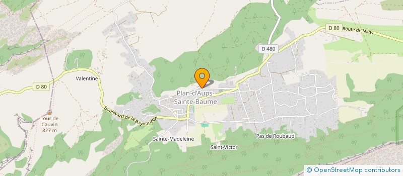 localisation de l'entreprise SCI MORIER à SAINT-ZACHARIE
