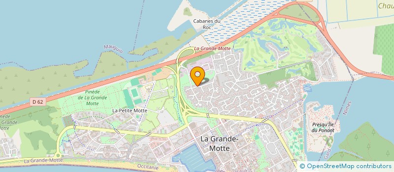 localisation de l'entreprise SCI MORILLE  LA GRANDE-MOTTE