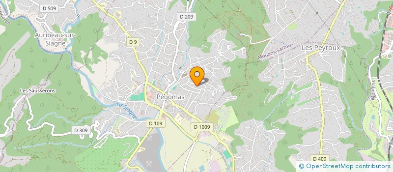 localisation de l'entreprise SCI MORIN  PEGOMAS