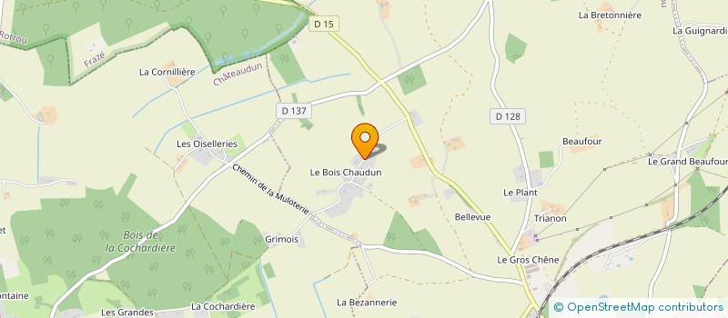 localisation de l'entreprise SCI MORIN  BROU