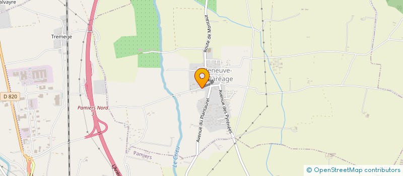 localisation de l'entreprise SCI MORIN à VILLENEUVE-DU-PAREAGE