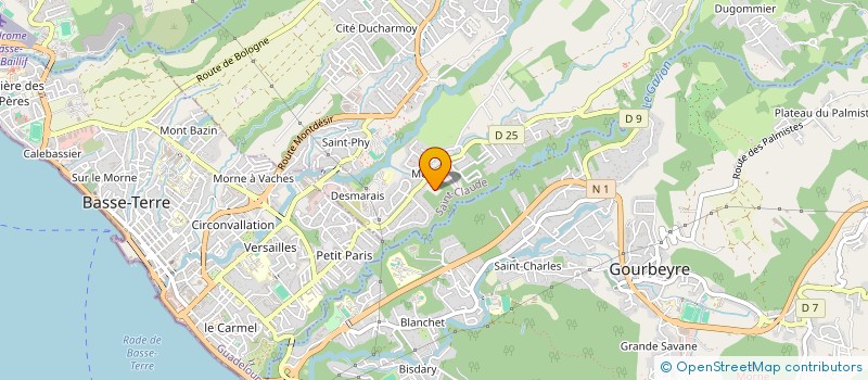 localisation de l'entreprise SCI MORIN à SAINT-CLAUDE