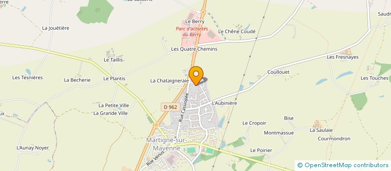 localisation de l'entreprise SCI MORIN  MARTIGNE-SUR-MAYENNE