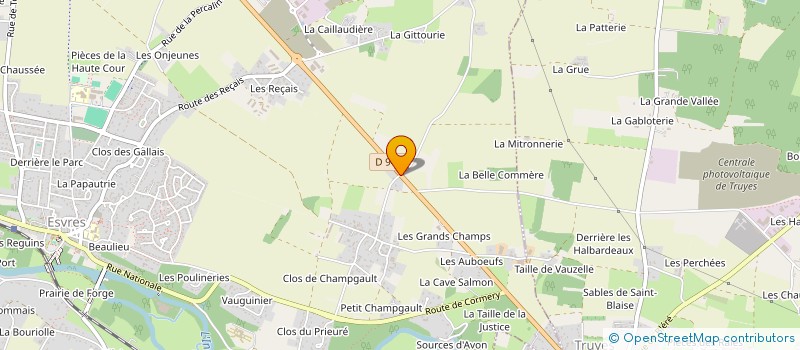 localisation de l'entreprise SCI MORIN  ESVRES