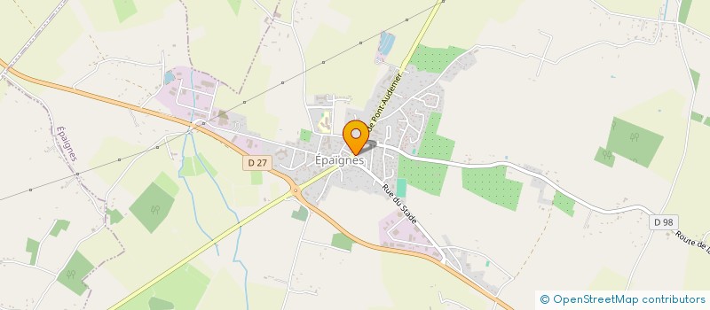 localisation de l'entreprise SCI MORIN  EPAIGNES