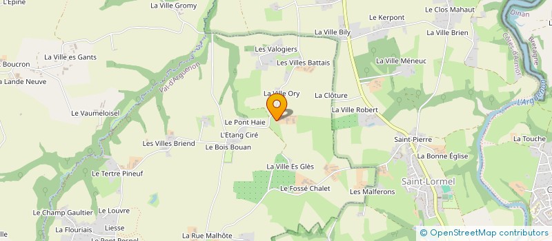 localisation de l'entreprise SCI MORIN  VAL-D'ARGUENON