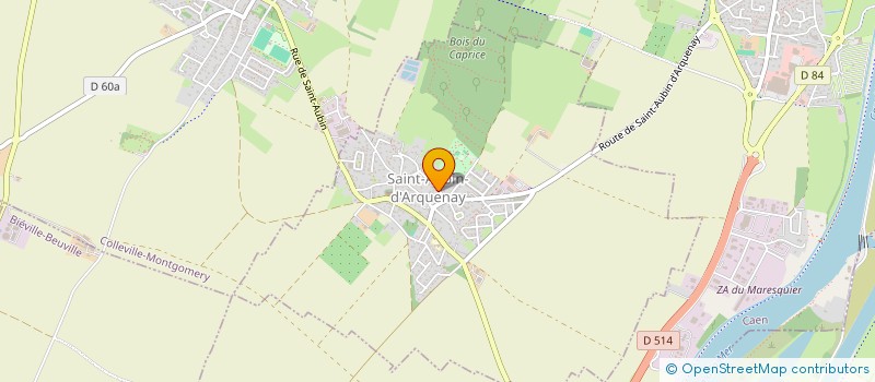 localisation de l'entreprise SCI MORIN G  SAINT-AUBIN-D'ARQUENAY