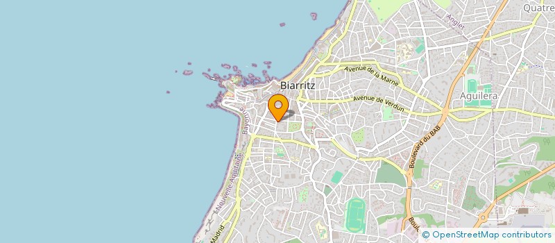 localisation de l'entreprise SCI MORIN HOME 64 à BIARRITZ