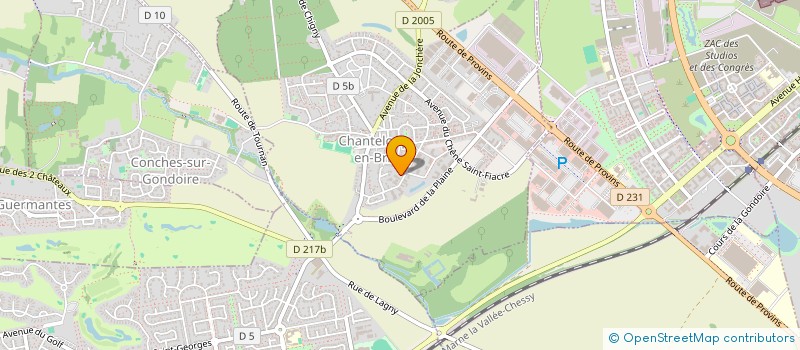 localisation de l'entreprise SCI MORIN RMTE  CELLE-SUR-MORIN (LA)