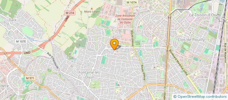 localisation de l'entreprise SCI MORINDENT  FONTAINE-LES-DIJON