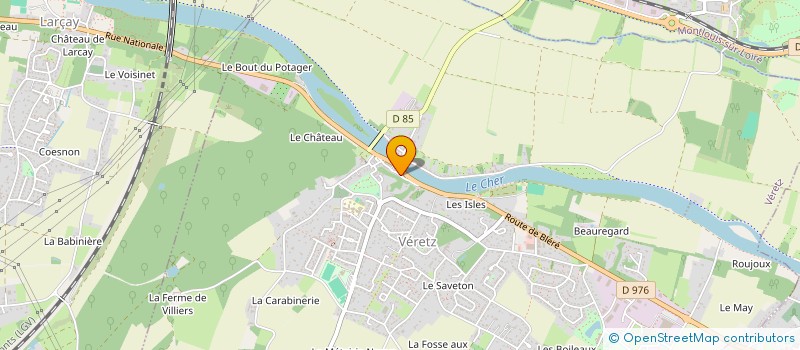 localisation de l'entreprise SCI MORINVEST  VERETZ