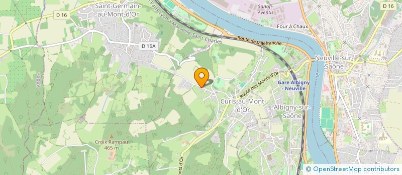 localisation de l'entreprise SCI MORION  CURIS AU MONT D'OR