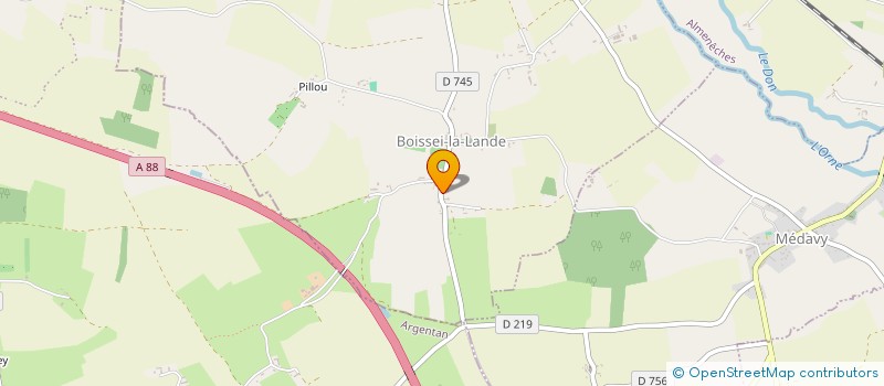 localisation de l'entreprise SCI MORISS à BOISSEI-LA-LANDE