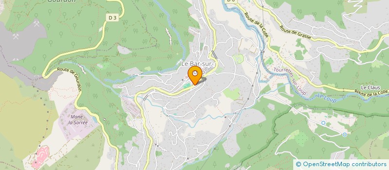 localisation de l'entreprise SCI MORISSE à LE BAR-SUR-LOUP