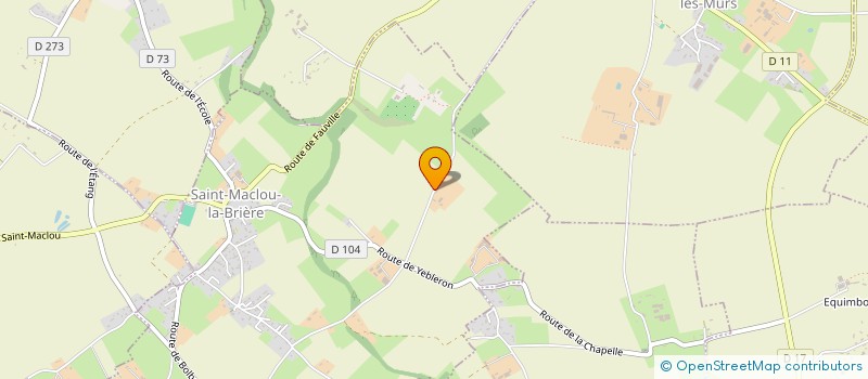 localisation de l'entreprise SCI MORISSE JEFA  SAINT-MACLOU-LA-BRIERE
