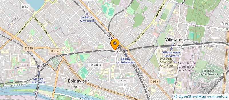 localisation de l'entreprise SCI MORISSET 29  DEUIL-LA-BARRE