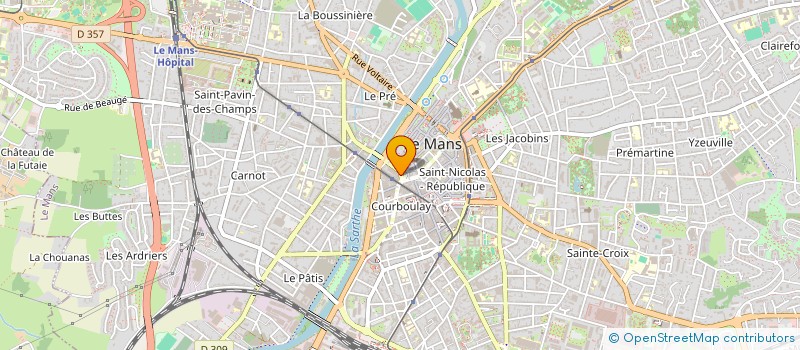 localisation de l'entreprise SCI MORITURI TE SALUTANT  LE MANS