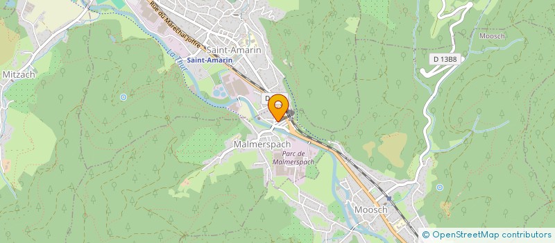 localisation de l'entreprise SCI MORITZ  MALMERSPACH