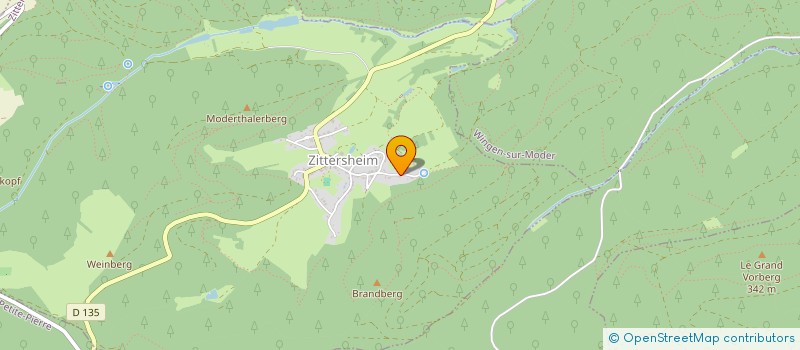 localisation de l'entreprise SCI MORITZ  ZITTERSHEIM