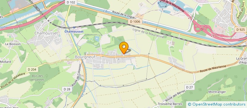 localisation de l'entreprise SCI MORIZOT  VILLARD-LEGER