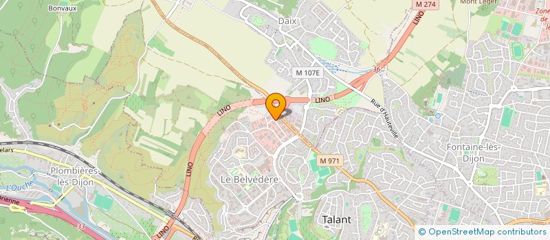 localisation de l'entreprise SCI MORIZOT  TALANT