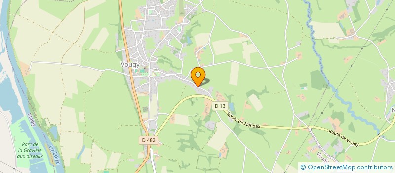 localisation de l'entreprise SCI MORLANDET  VOUGY