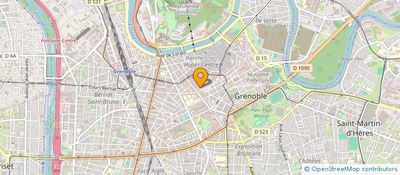 localisation de l'entreprise SCI MORLENE  GRENOBLE
