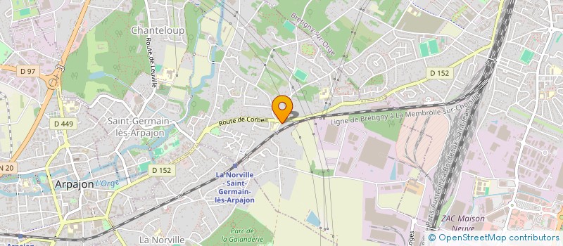 localisation de l'entreprise SCI MORLEO à SAINT-GERMAIN-LES-ARPAJON