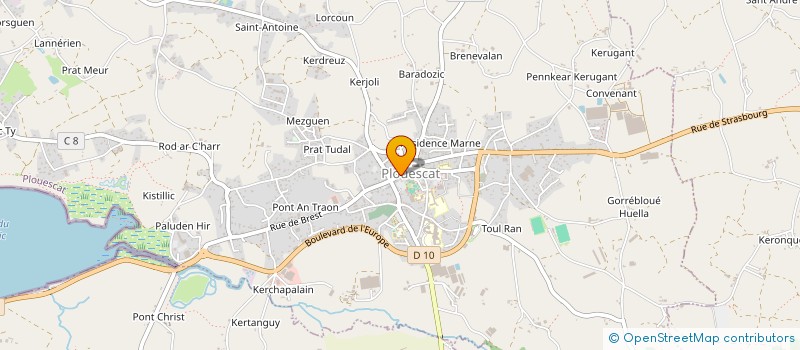 localisation de l'entreprise SCI MORLORIC  PLOUESCAT