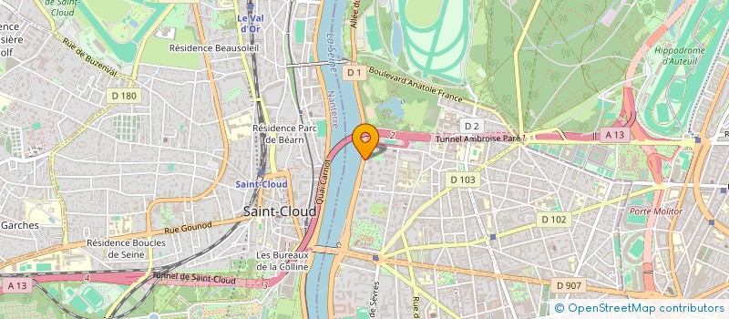 localisation de l'entreprise SCI MORMANT INVESTISSEMENTS à BOULOGNE BILLANCOURT