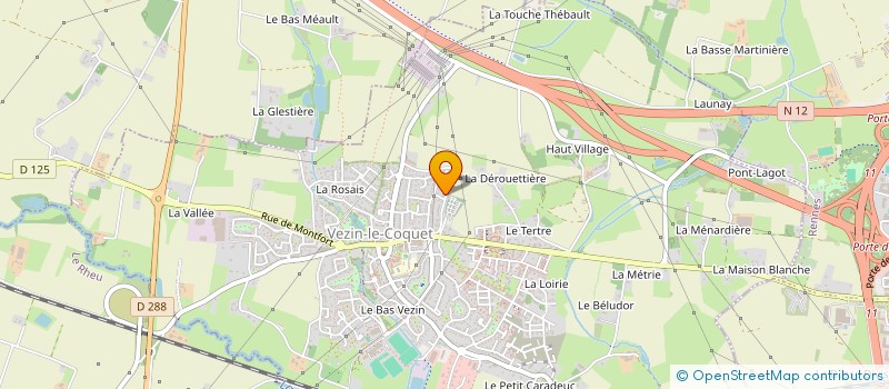 localisation de l'entreprise SCI MORNAR  VEZIN-LE-COQUET