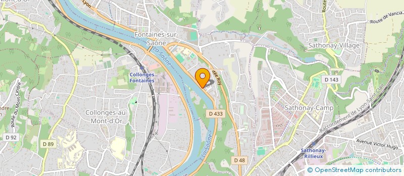 localisation de l'entreprise SCI MORNAS ET SULLY  FONTAINES-SUR-SAONE