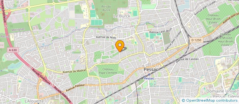 localisation de l'entreprise SCI MORNAY IV  PESSAC