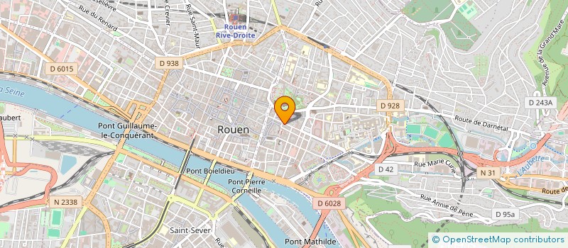 localisation de l'entreprise SCI MORNE ROUGE 18 à ROUEN