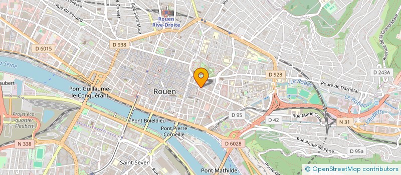 localisation de l'entreprise SCI MORNE ROUGE 21 à ROUEN