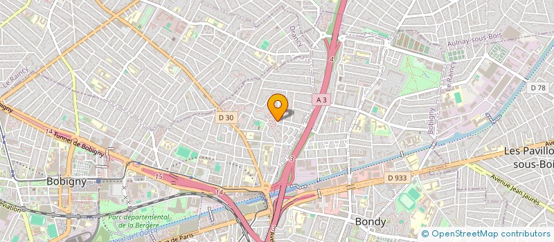 localisation de l'entreprise SCI MORNET  BOBIGNY