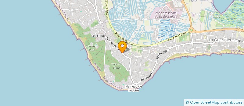 localisation de l'entreprise SCI MORNING CALM  LA GUERINIERE