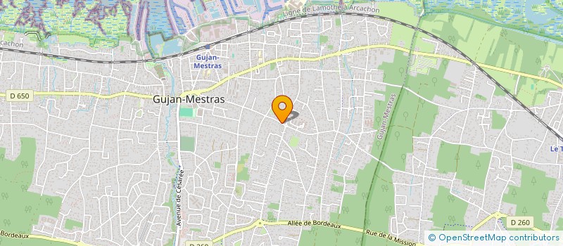 localisation de l'entreprise SCI MORNISTELO  GUJAN-MESTRAS