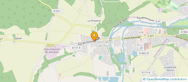 localisation de l'entreprise SCI MORNY à SAINT-DENIS-LANNERAY