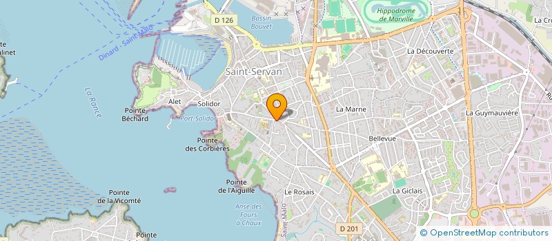 localisation de l'entreprise SCI MORO  SAINT-MALO