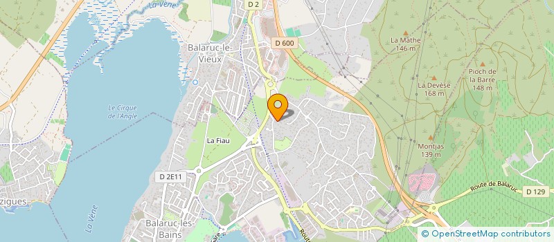 localisation de l'entreprise SCI MORON  BALARUC-LES-BAINS