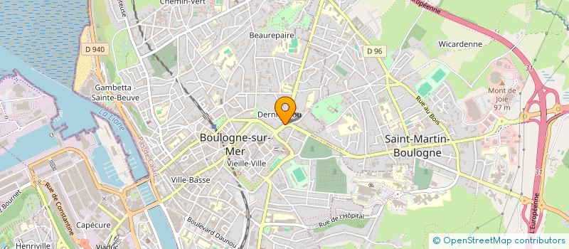 localisation de l'entreprise SCI MORONVAL PIQUE à BOULOGNE-SUR-MER