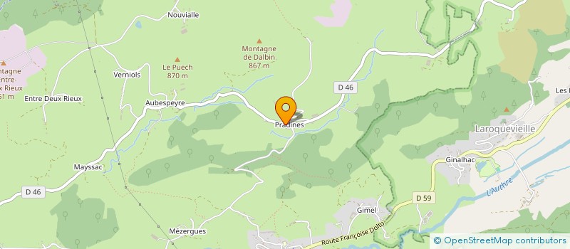 localisation de l'entreprise SCI MOROT à MARMANHAC