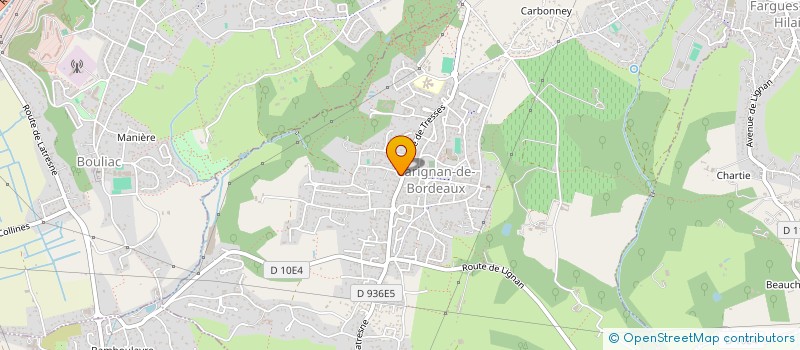 localisation de l'entreprise SCI MORPHO  CARIGNAN-DE-BORDEAUX
