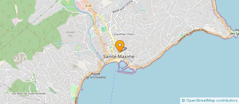 localisation de l'entreprise SCI MORPHOSE  SAINTE-MAXIME