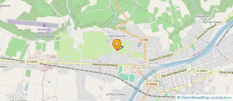 localisation de l'entreprise SCI MORPHOSYS  PORT-SAINTE-FOY-ET-PONCHAPT